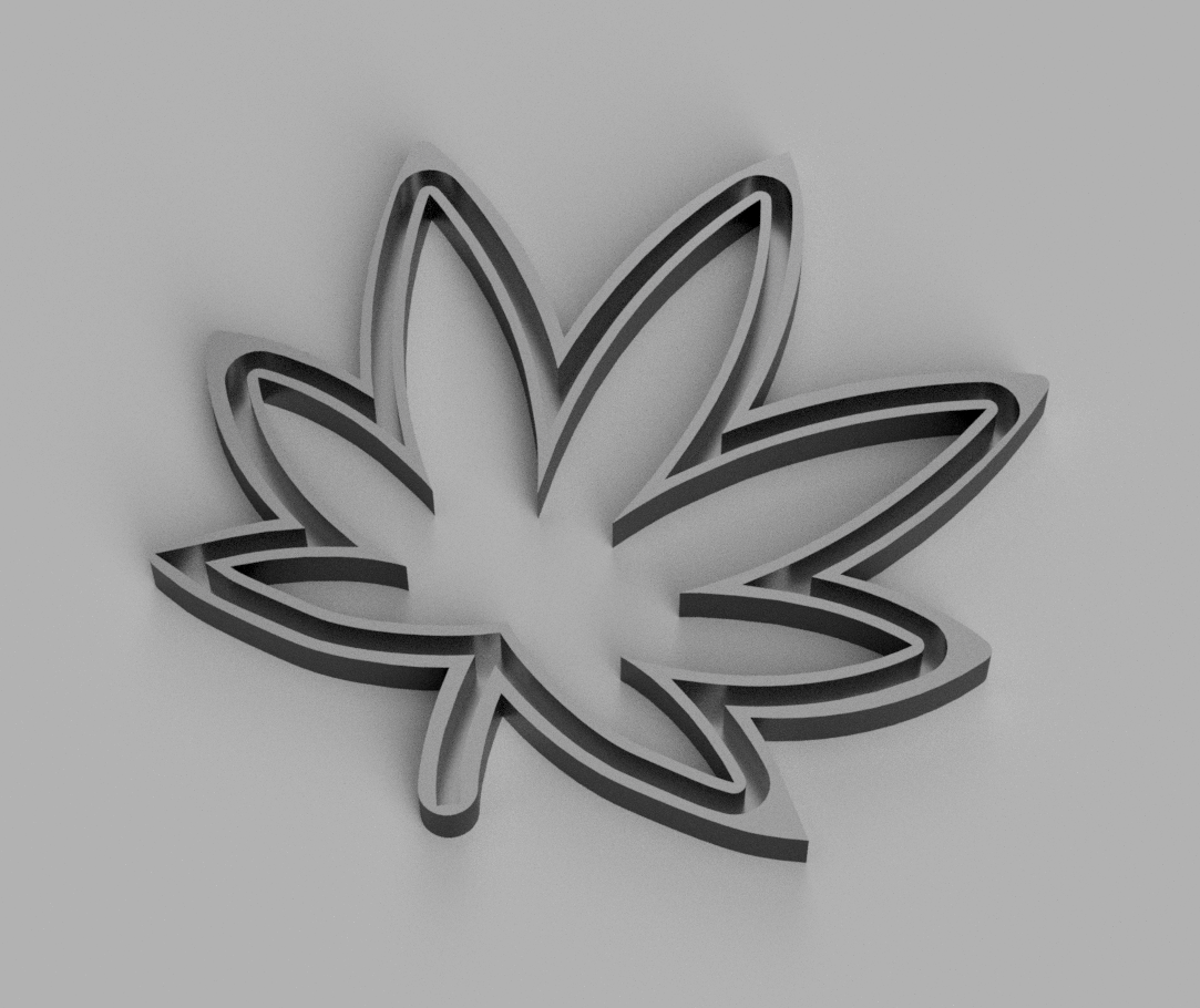Marihuana leaf neon sign
