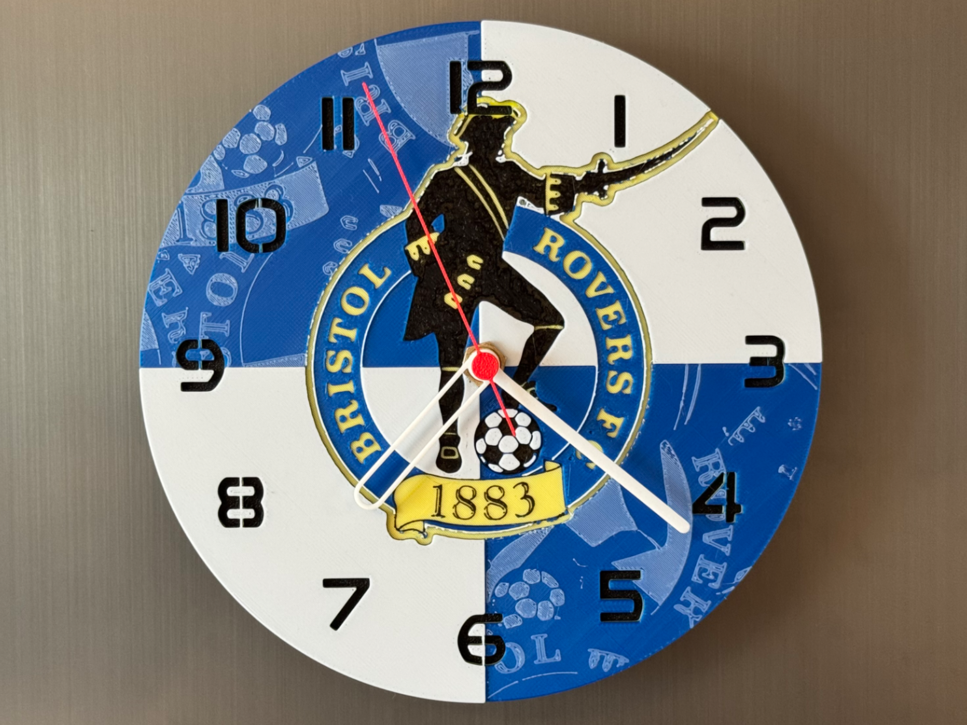 Wall / Desk Clock Bristol Rovers F.C.