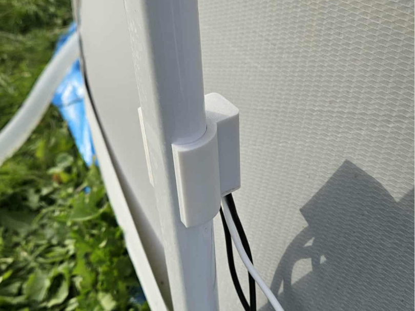Shelly Uni Plus, DS18B20 mount for Intex Pool