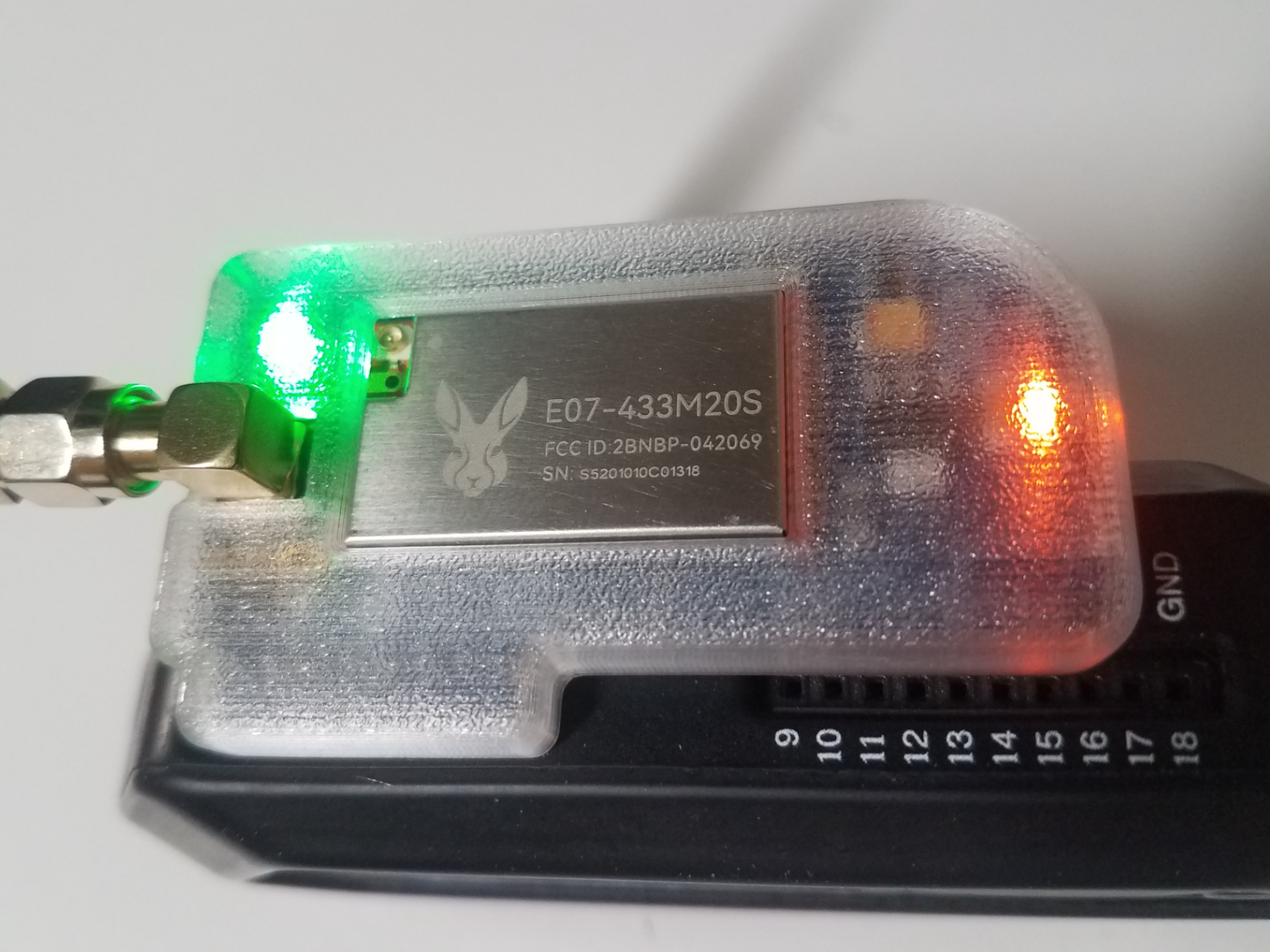 Minimalist Flux Capacitor Clear Case