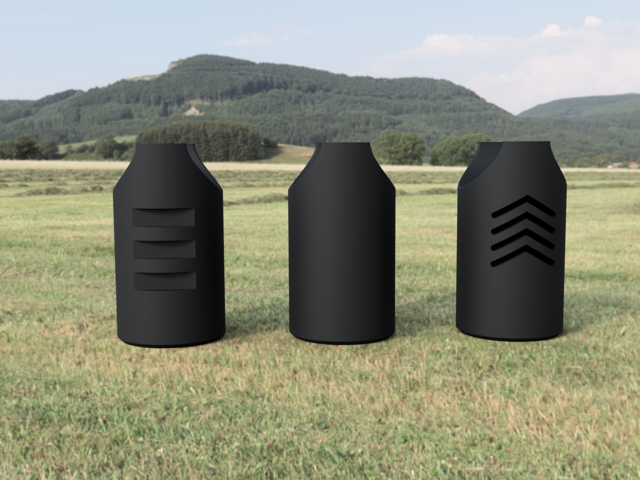 Airsoft Fireshark style flash hider 14mm CCW - CW