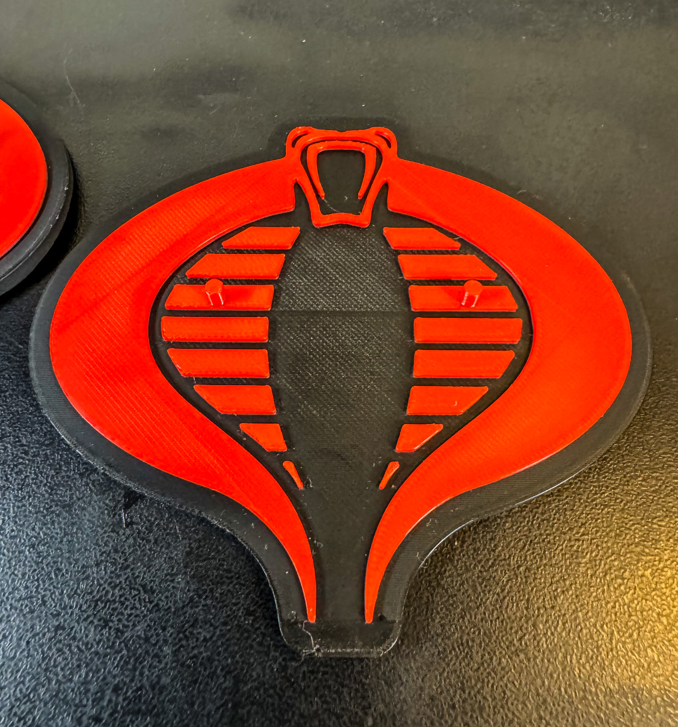 GI Joe Classified Scale Cobra figure stand with peg