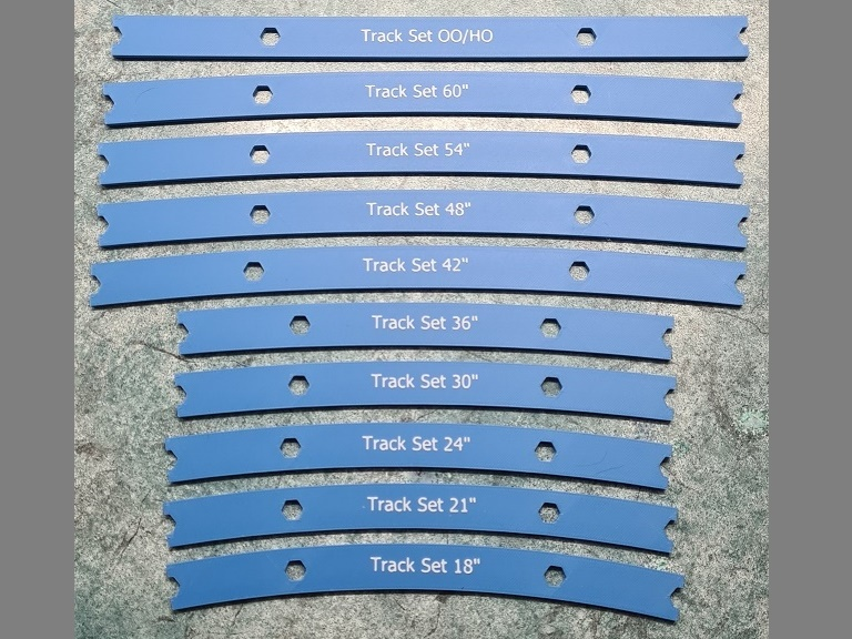 HO/OO Track Set Templates (10) - model trains