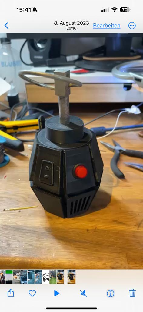 Ghostbusters Proton Grenade -Ready for electronics