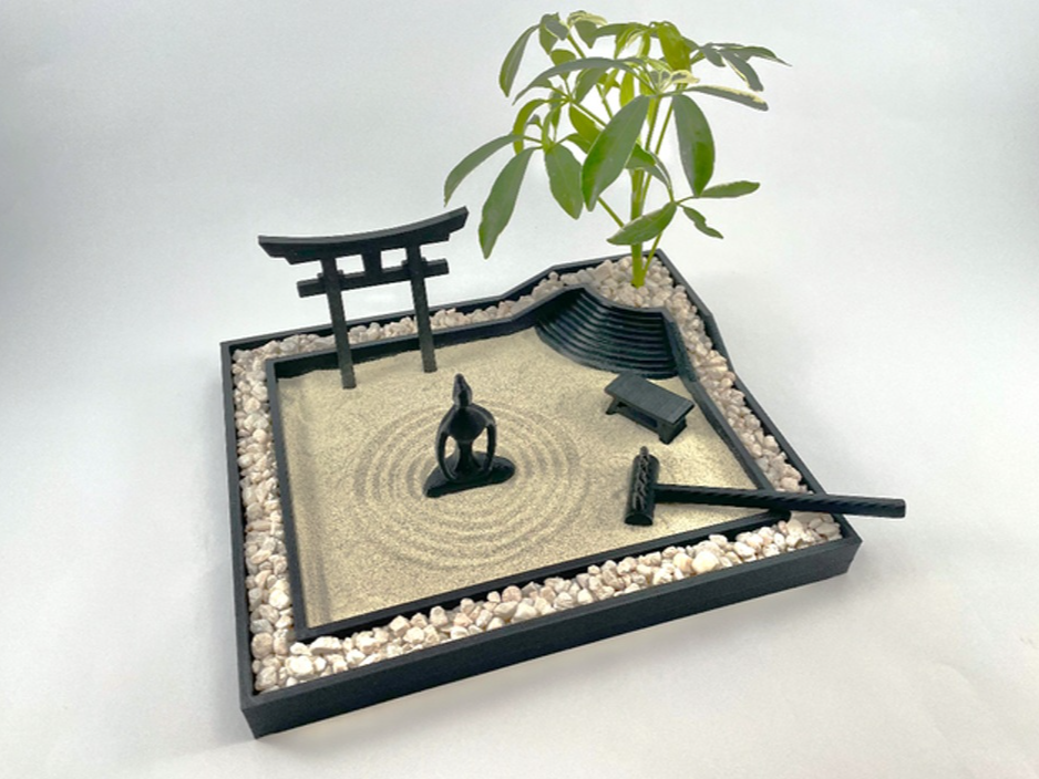 Zen Garden with  Planter +  Accessories