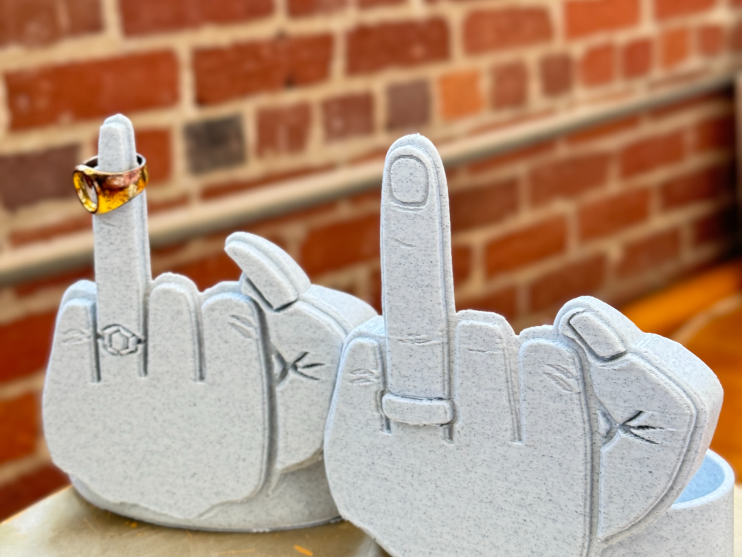 Mrs. Finger Jewelry Box
