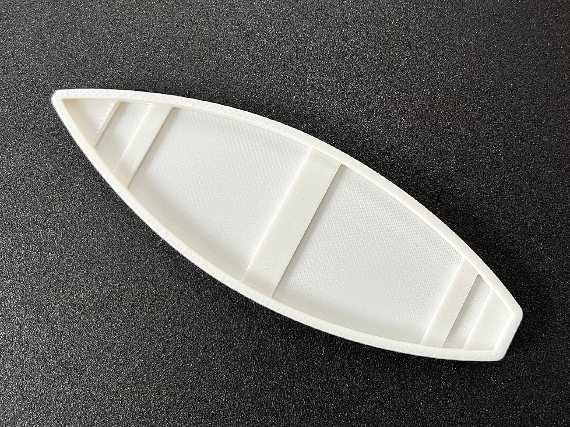 Row boat shape A for 25mm miniatures