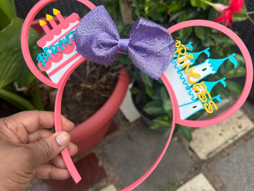 Birthday Princess Disney Theme Park Ears
