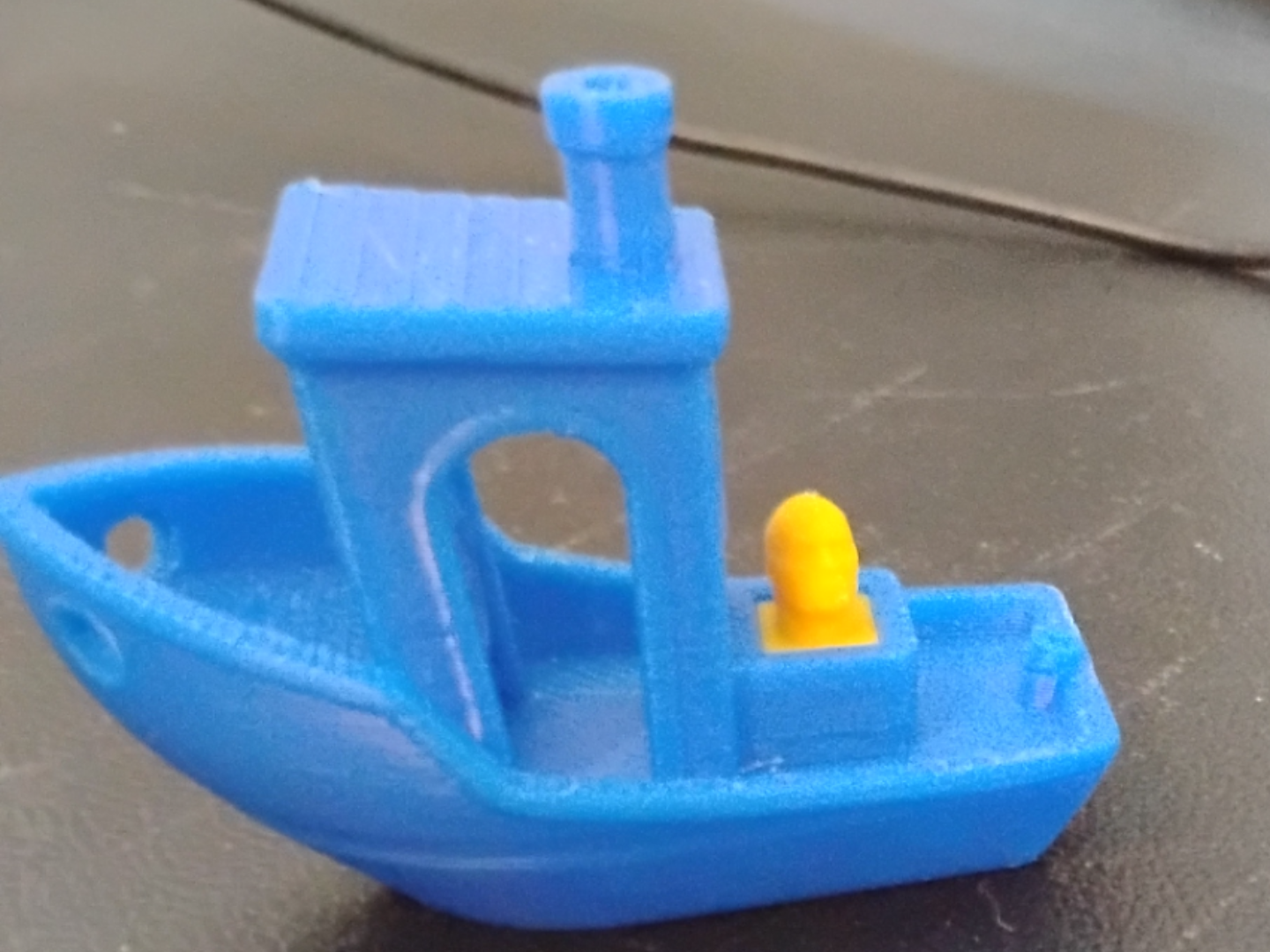 a rock for a benchy