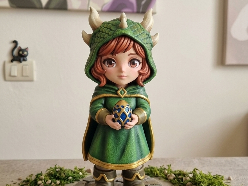 Female Half Dragon Mage