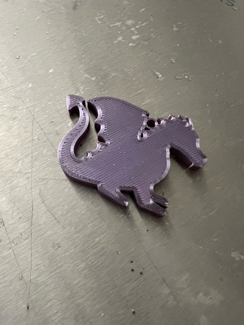 Dragon 2D Keychain