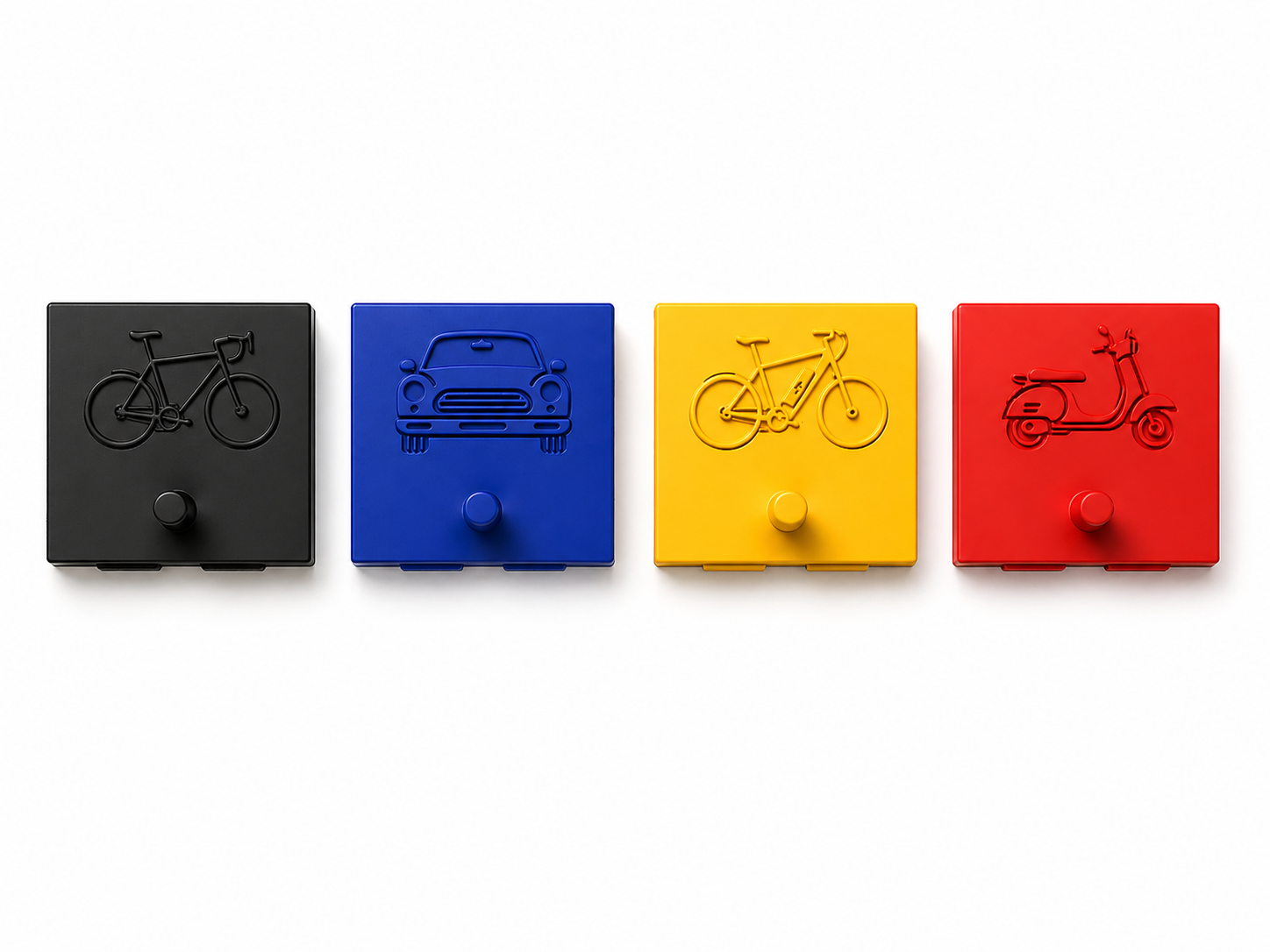 Worby Schlüsselhaken Auto, Rad, E-Bike,Motorroller