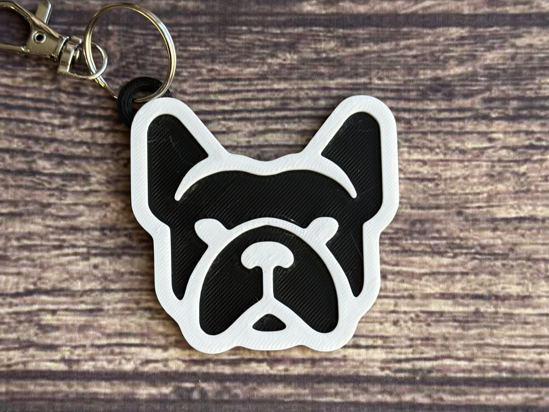 French Bulldog keychain