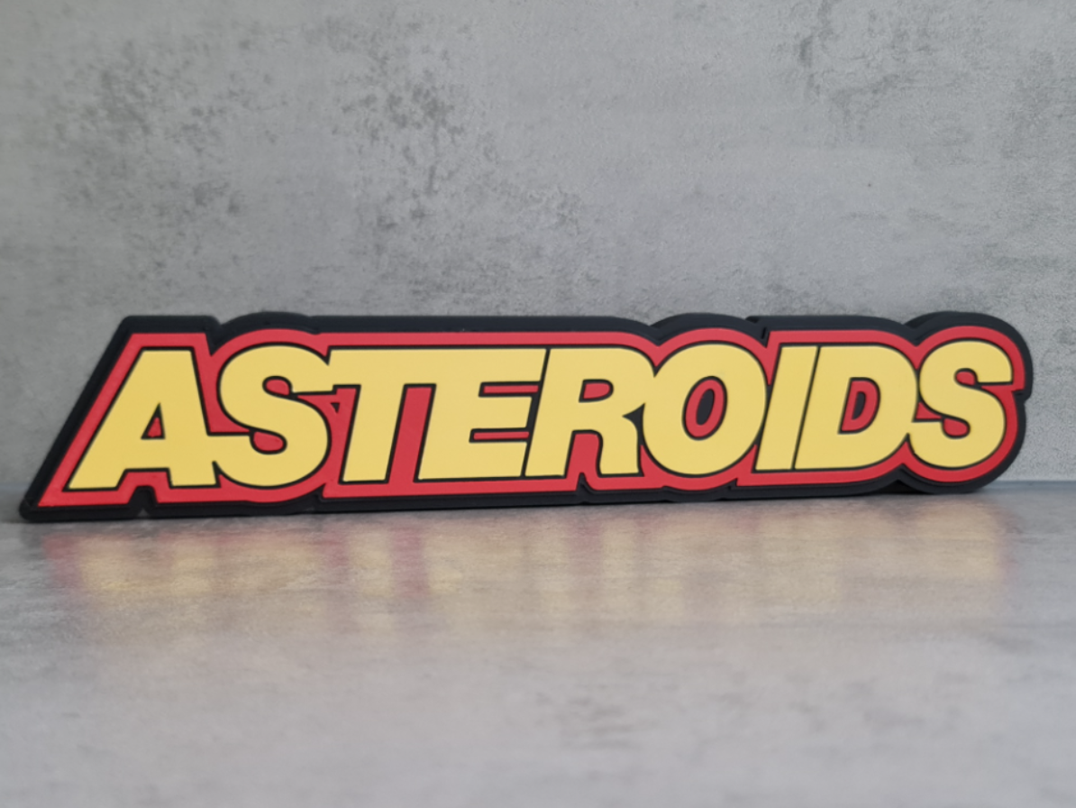 Asteroids Classic Arcade Logo / Sign