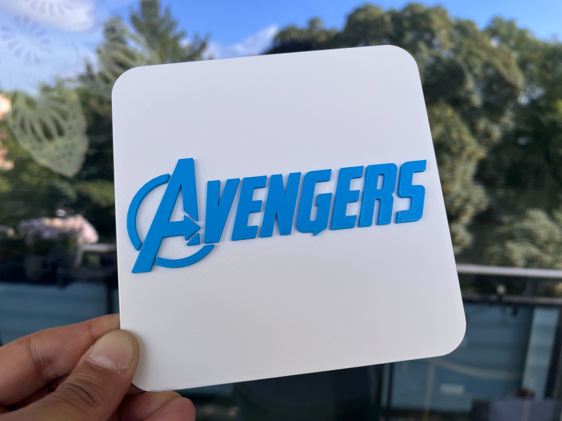 Pop Culture Fandom Logo Plate | Avengers