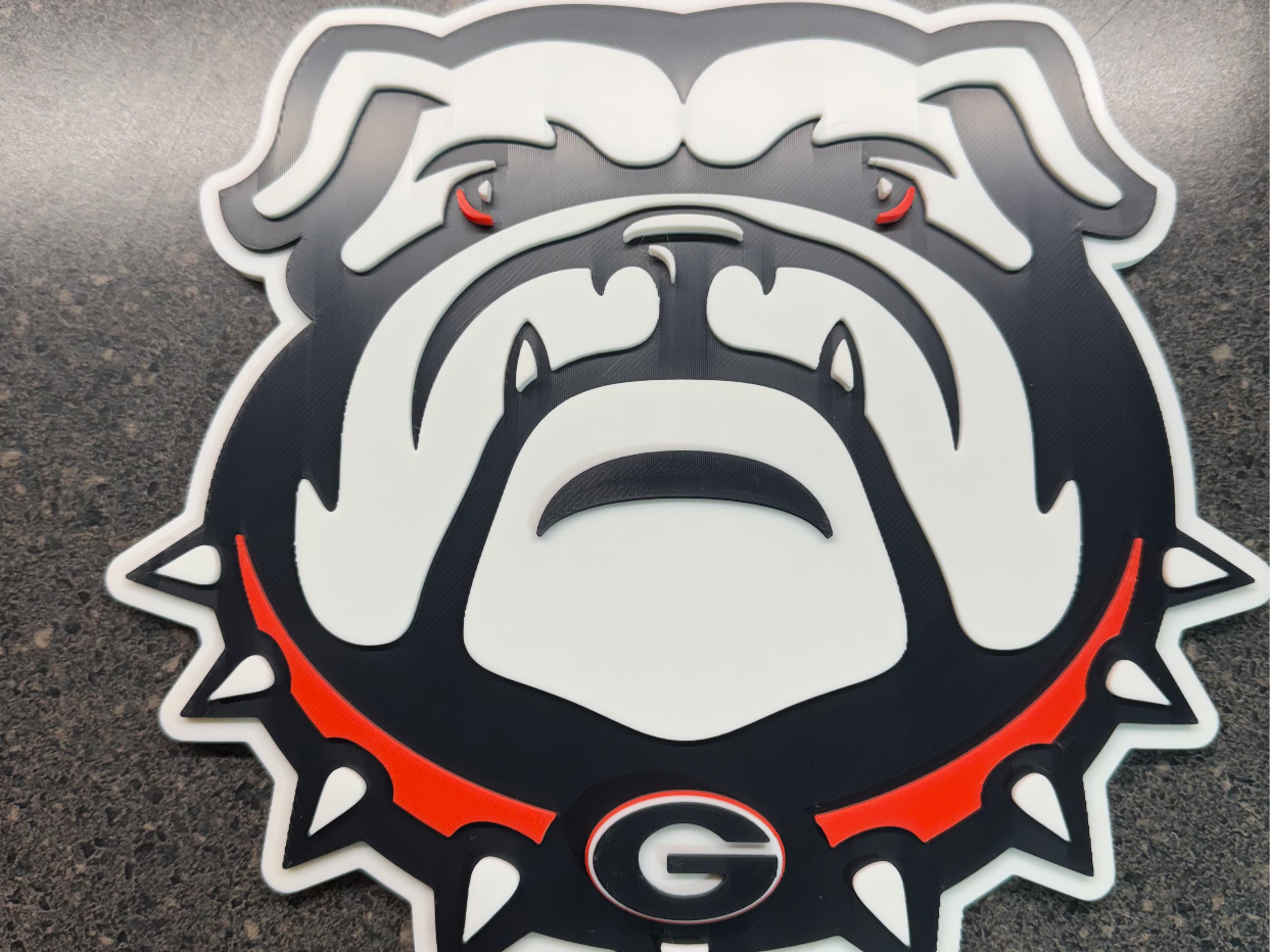Georgia Bulldogs Alternate Oversized Necklace Logo