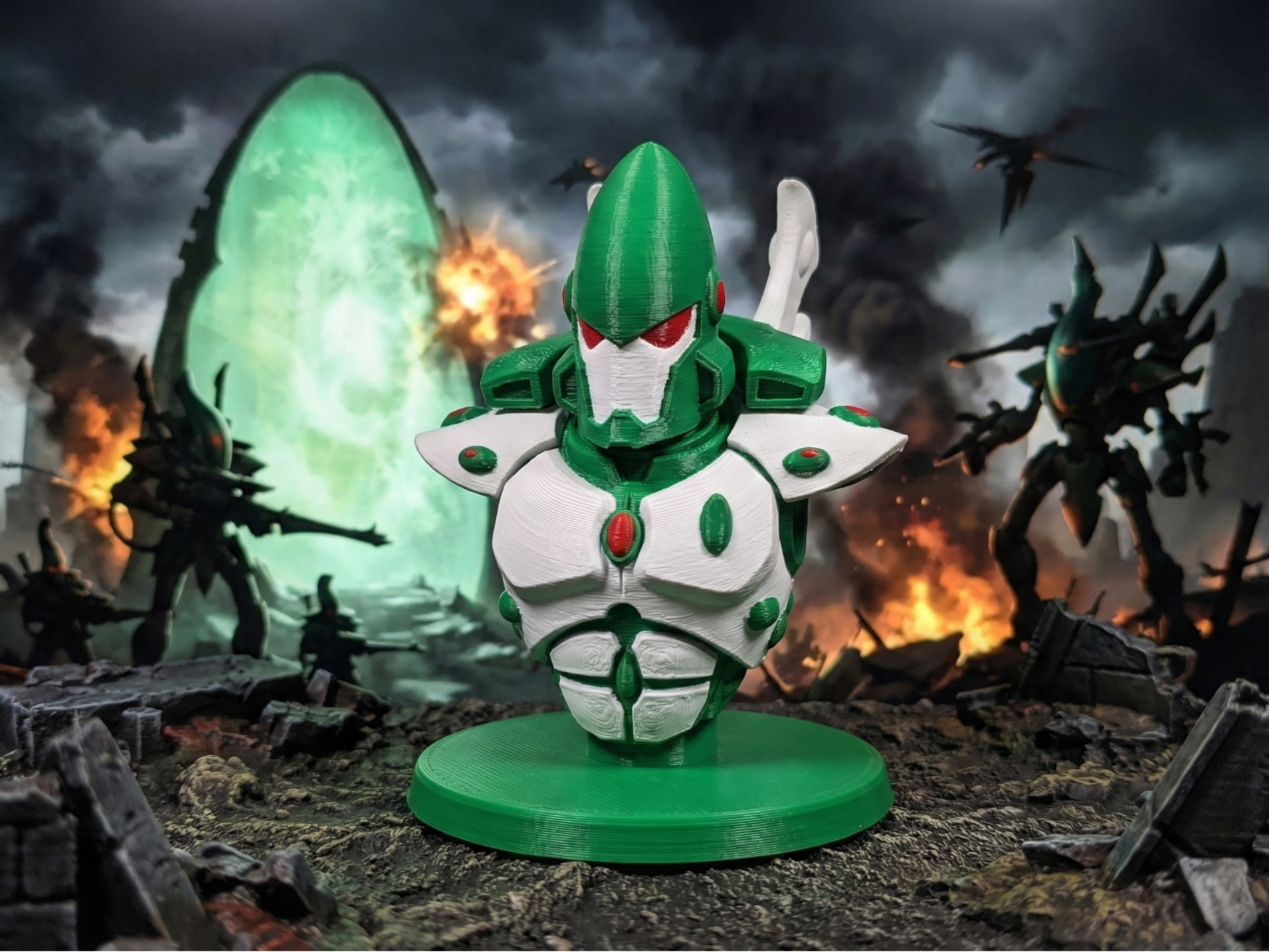 Eldar Soldier Display