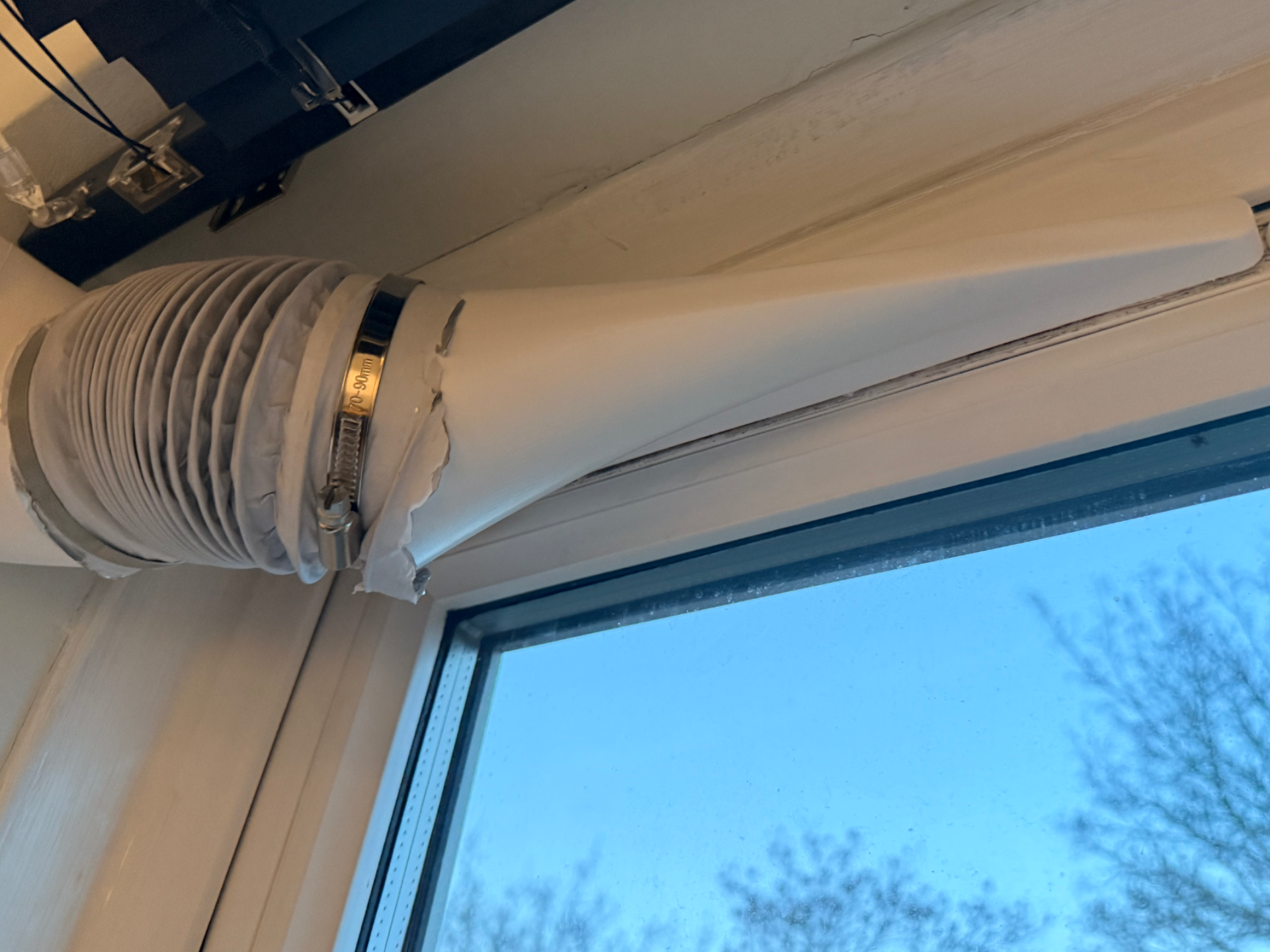Duct to Window Vent Adapter