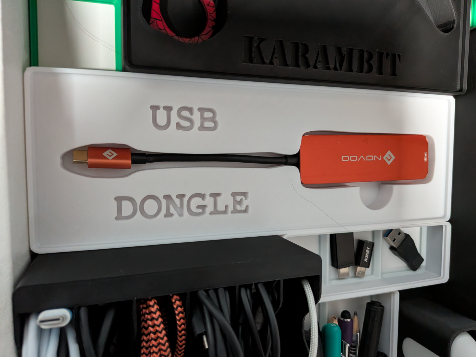 USB C Dongle Gridfinity