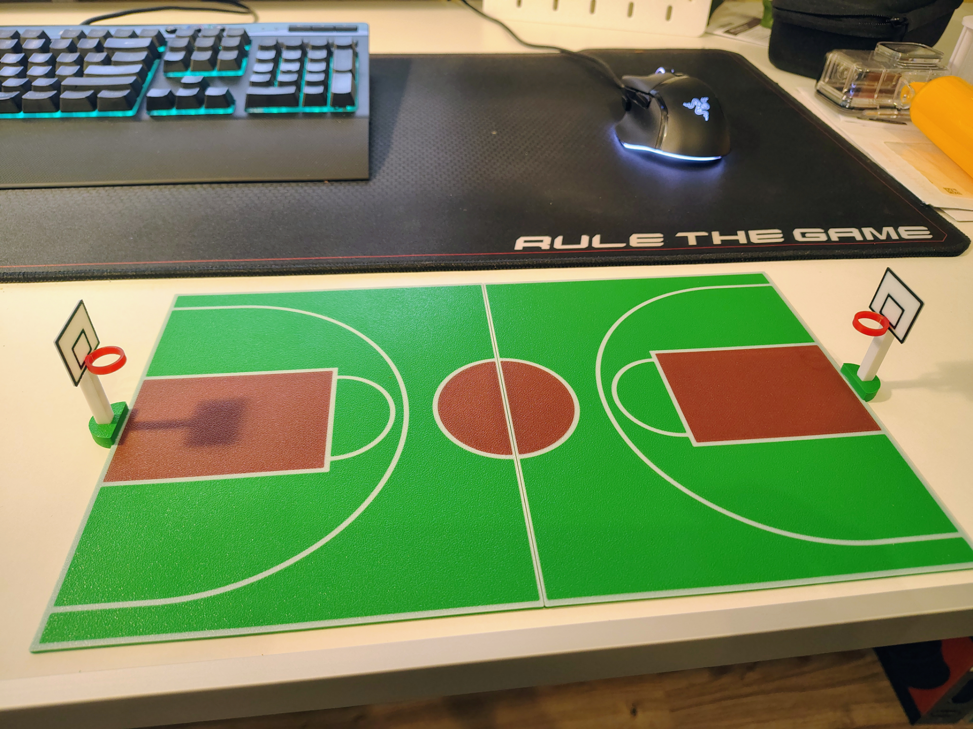 Basketball court model
