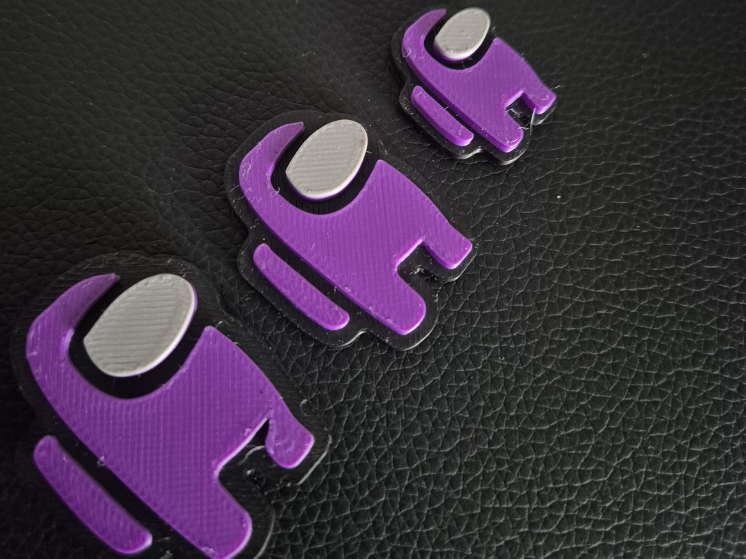 Among Us Crewmate -   Keychain /  3D Print