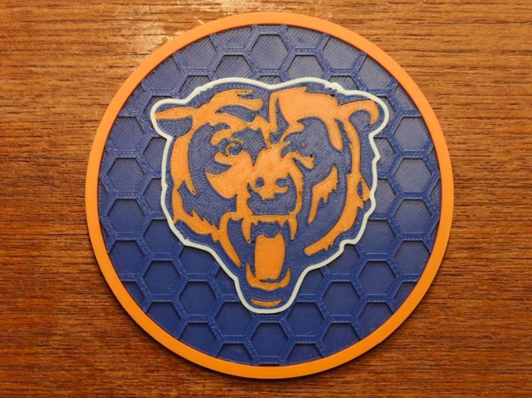 Chicago Bears: Hex Coaster