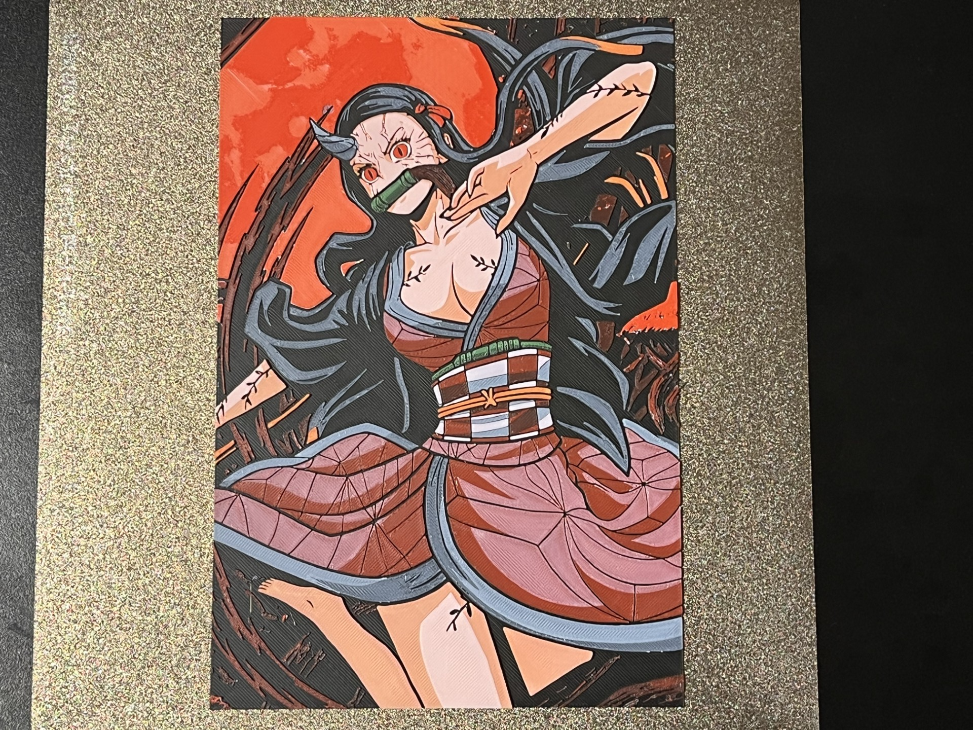 Nezuko Demon Verson Demon Slayer Hueforge
