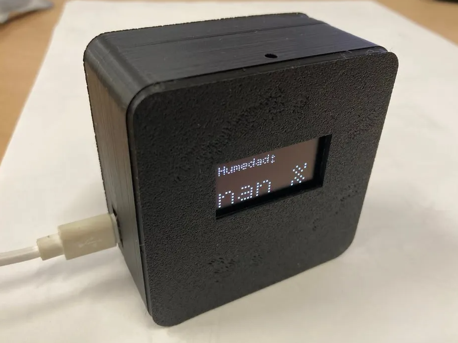 ESP32 enclosure with OLED SH1106 and LD2410B
