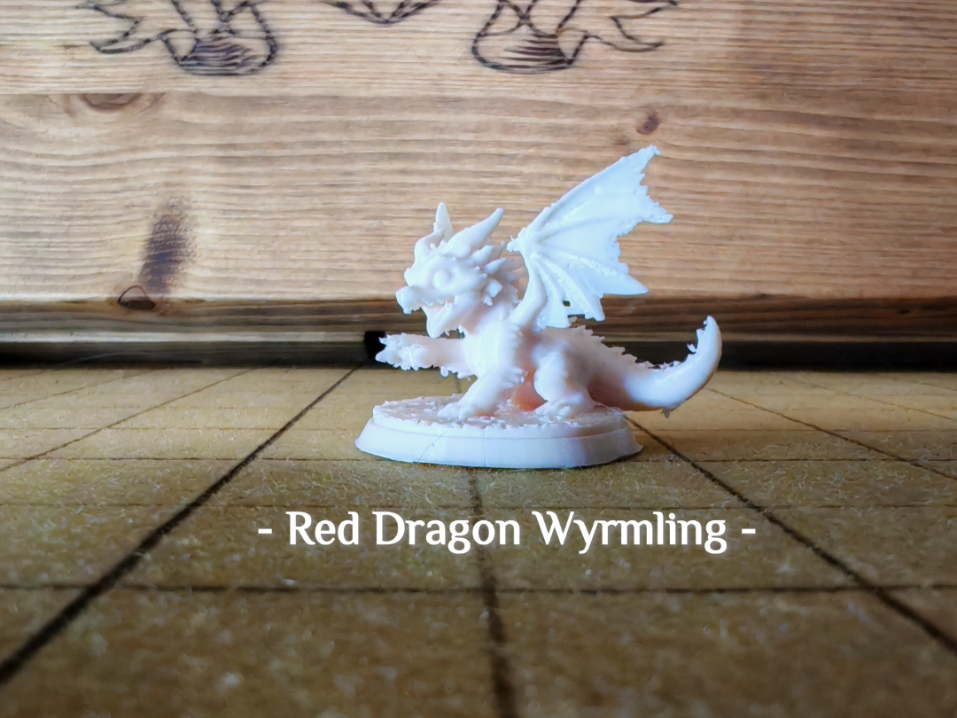 DnD Red Dragon Wyrmling - Monster Manual - Day 81
