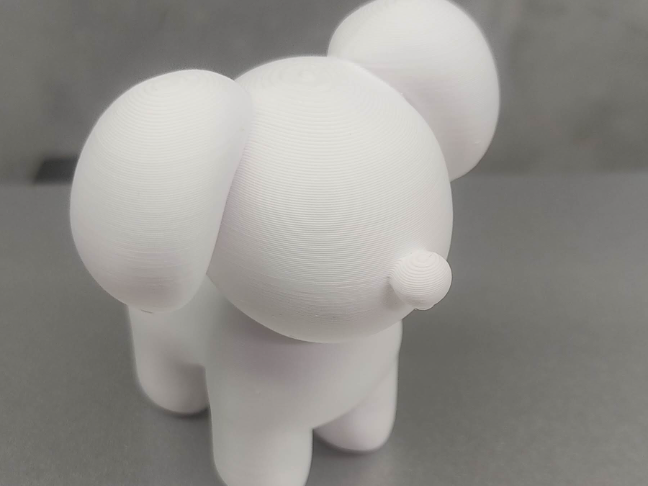Cute minimalist dog