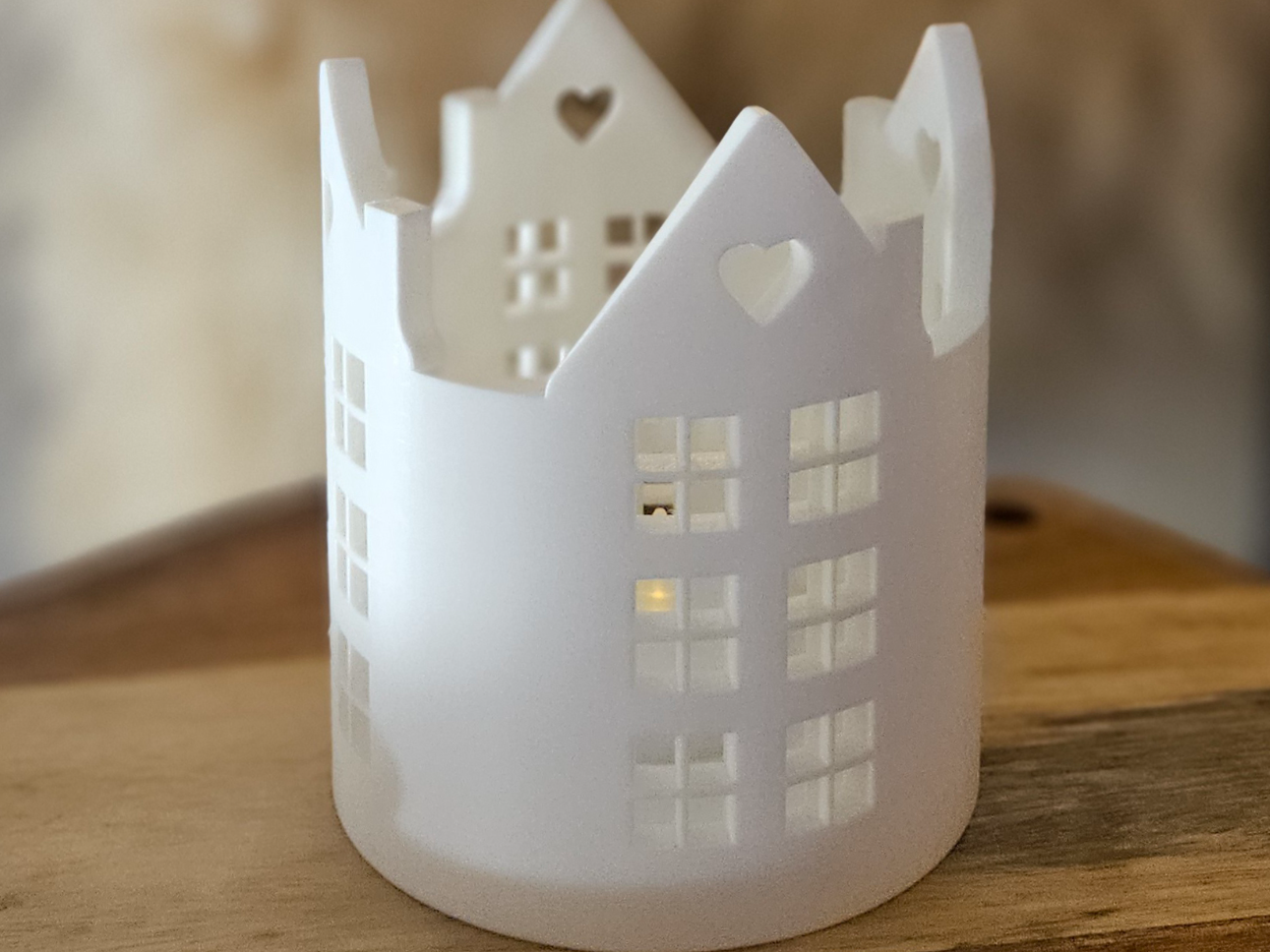 Maison illuminée