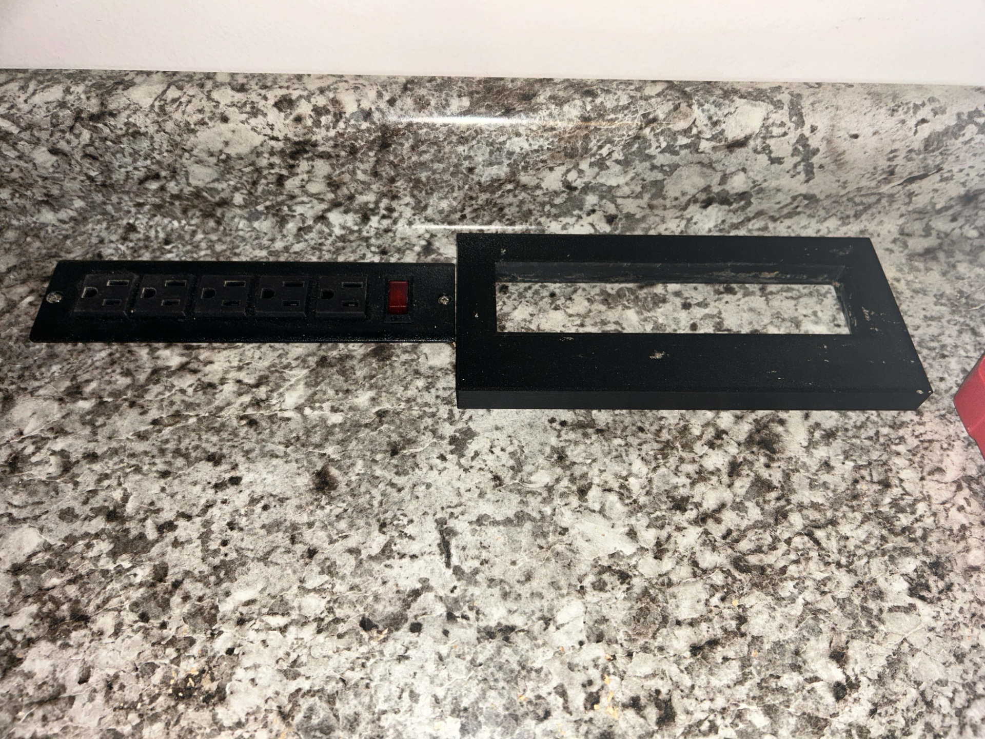 Inset Power Strip Router Template