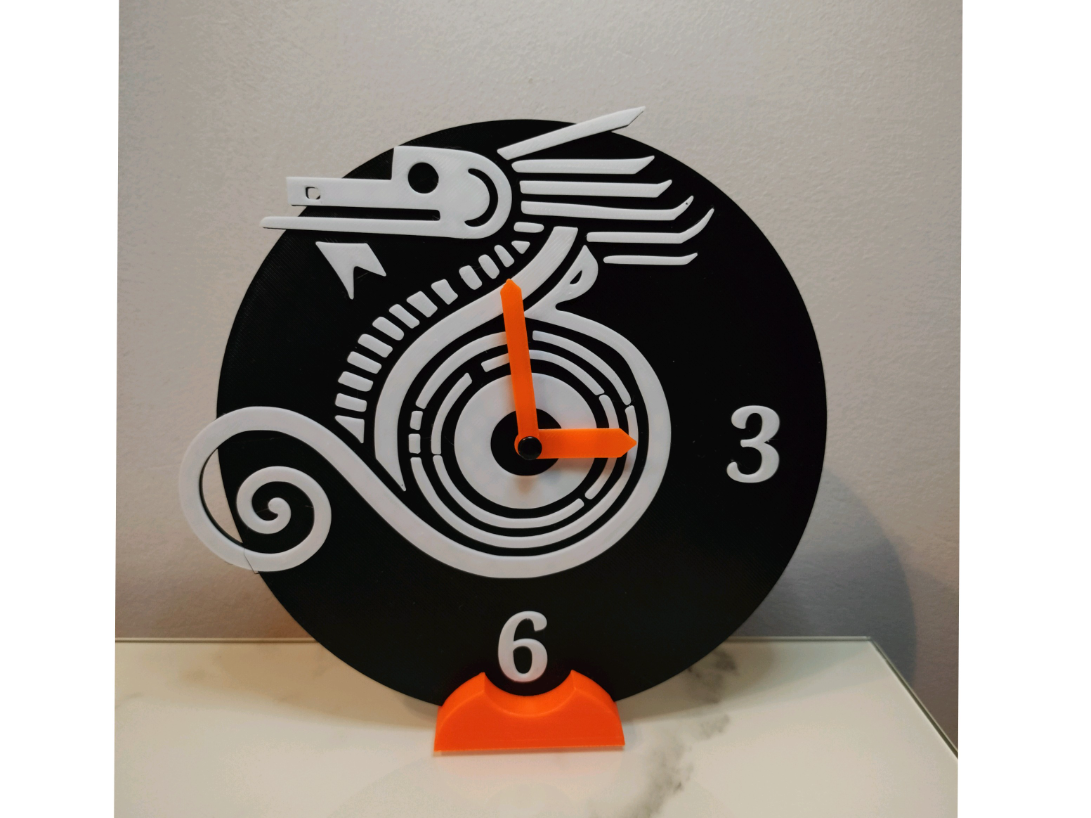 Dragon - clock standing