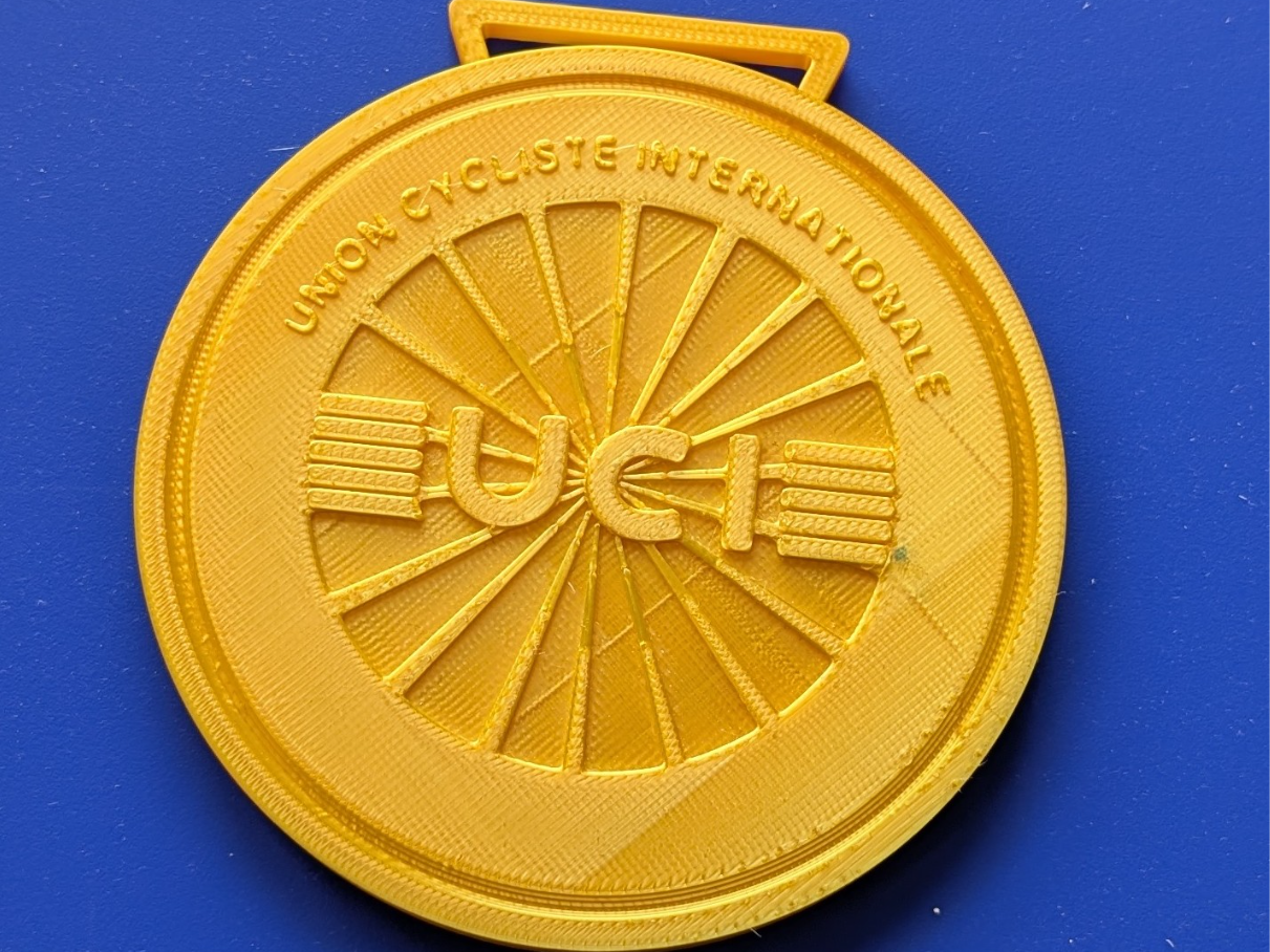 UCI Tour biking medal