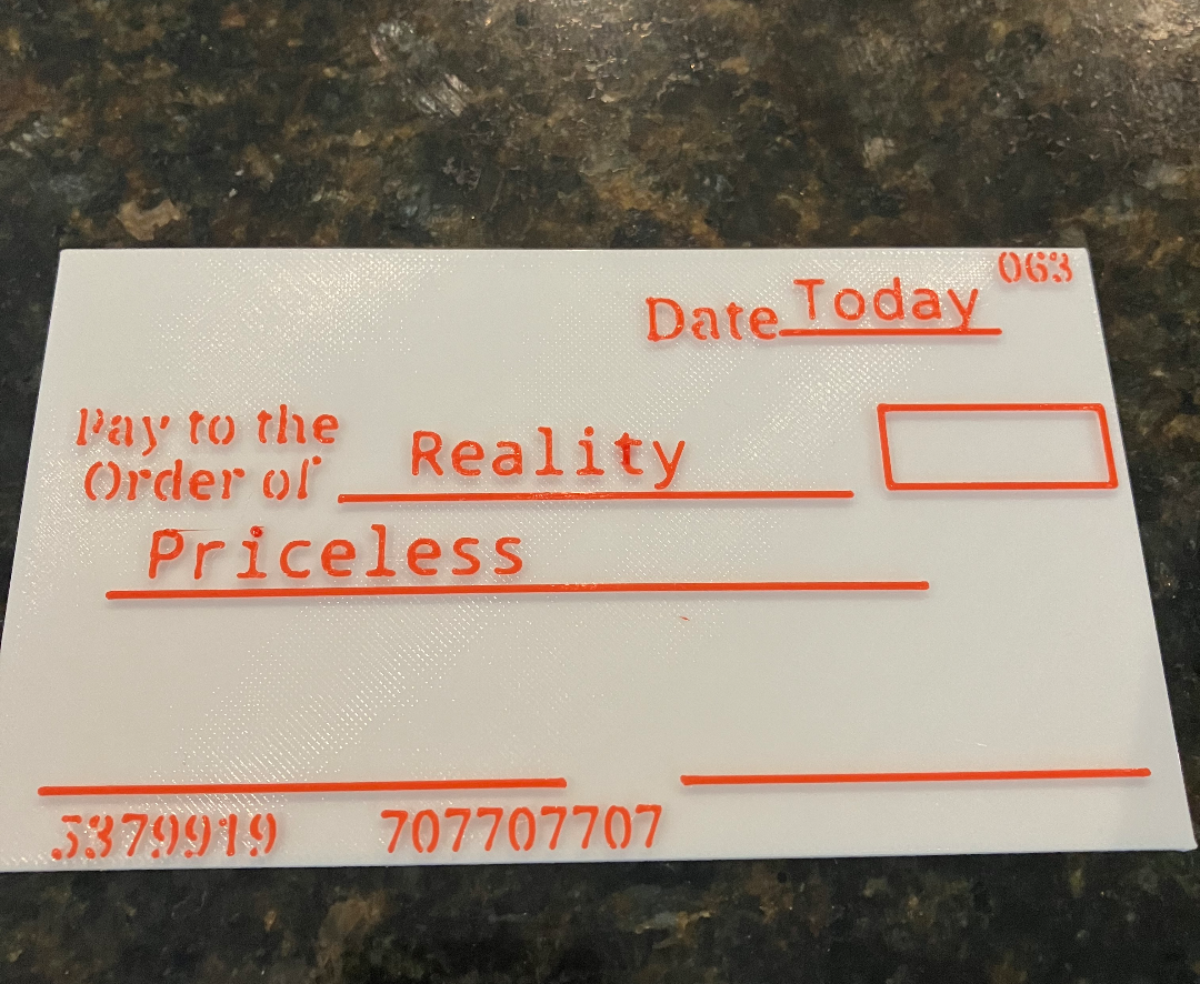 Reality Check