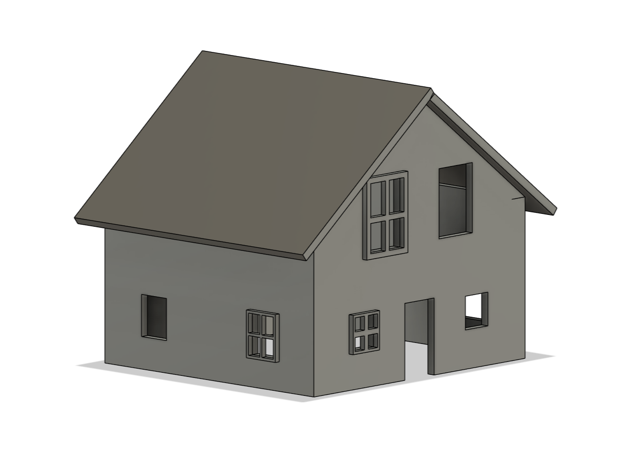 Einfamilienhaus Maßstab 1:87 z.B. f. Spur H0