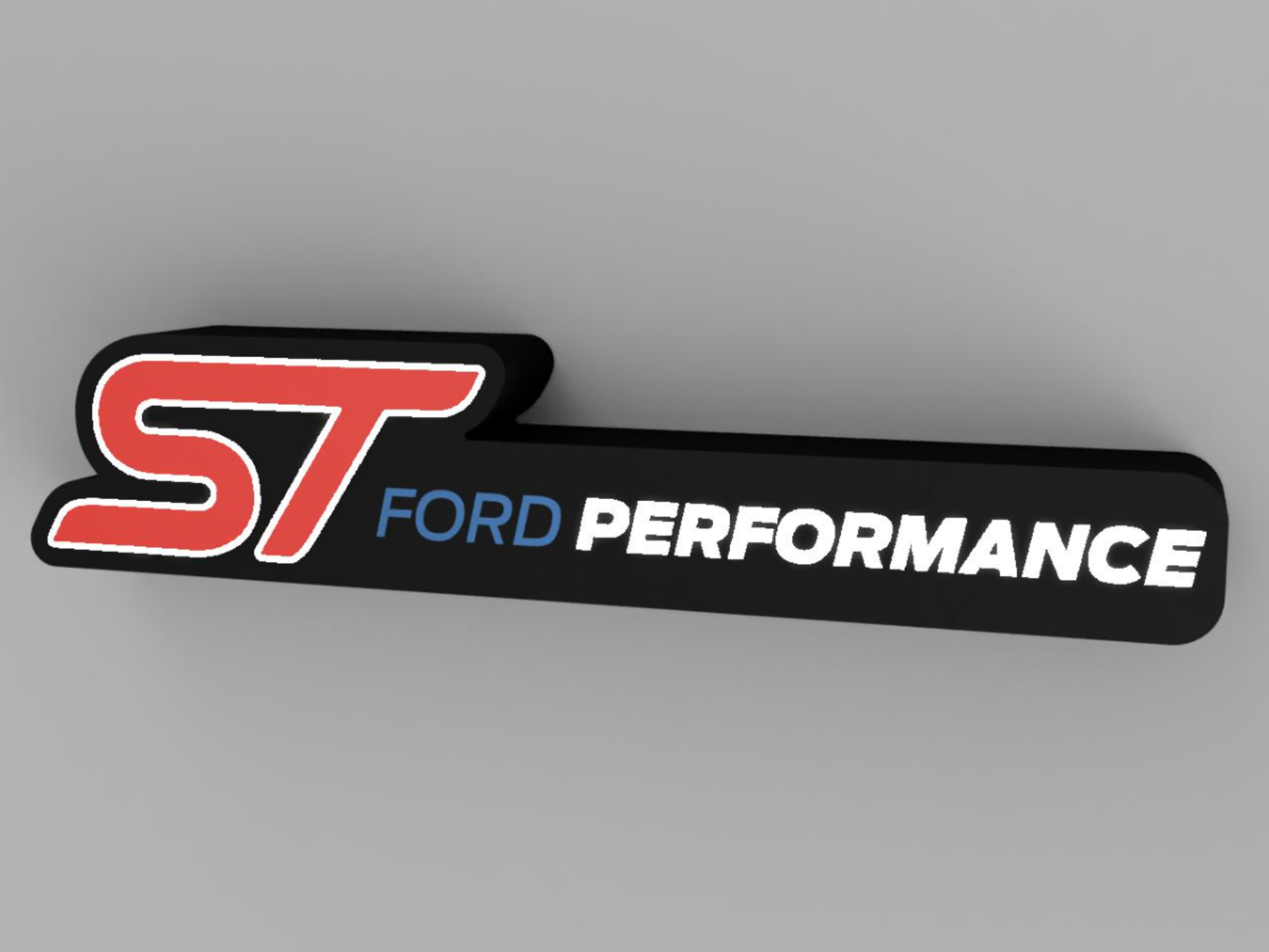 Ford ST Performance light box