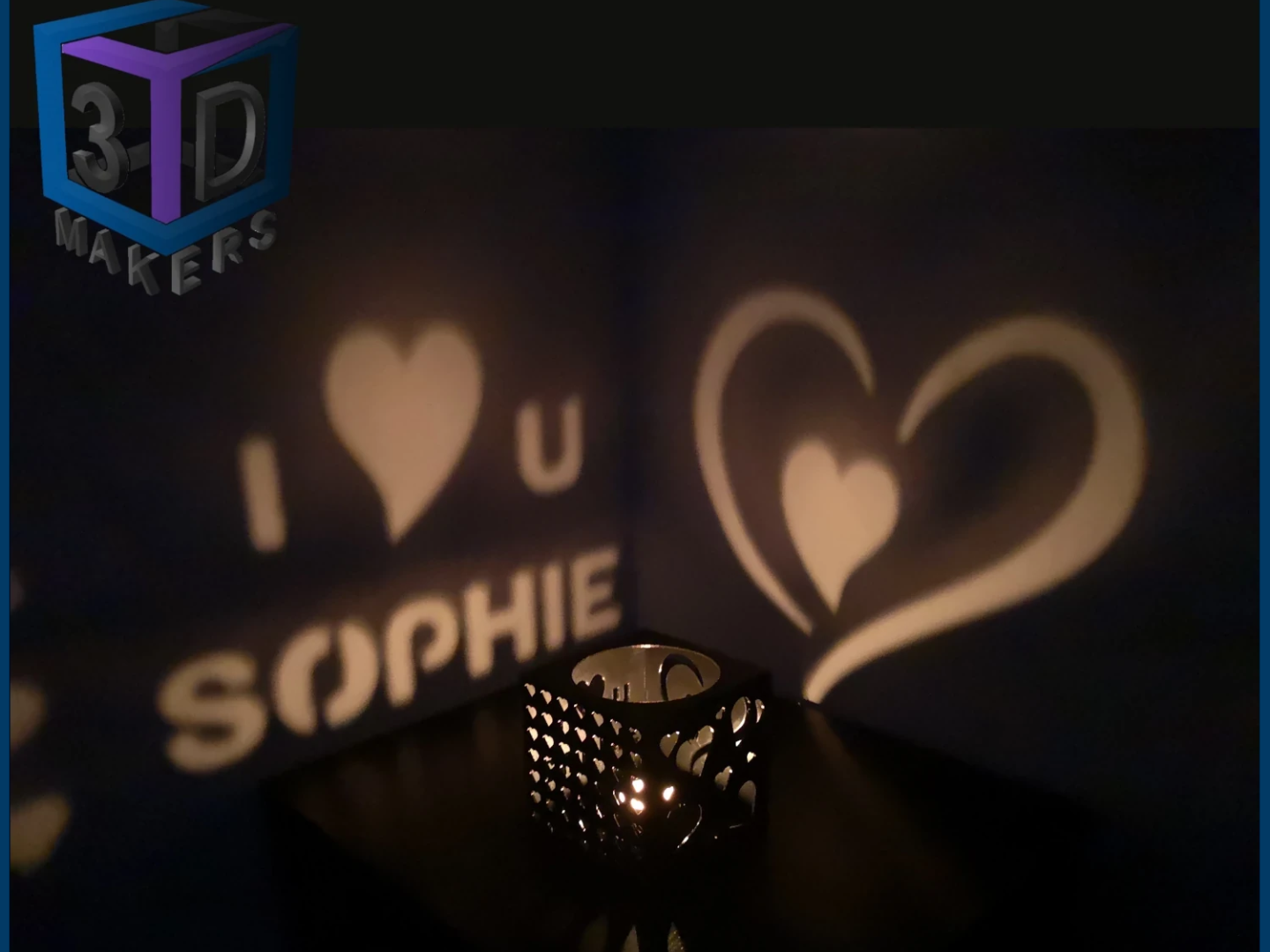 Valentine's Day Candle Lantern – Romantic Shadows