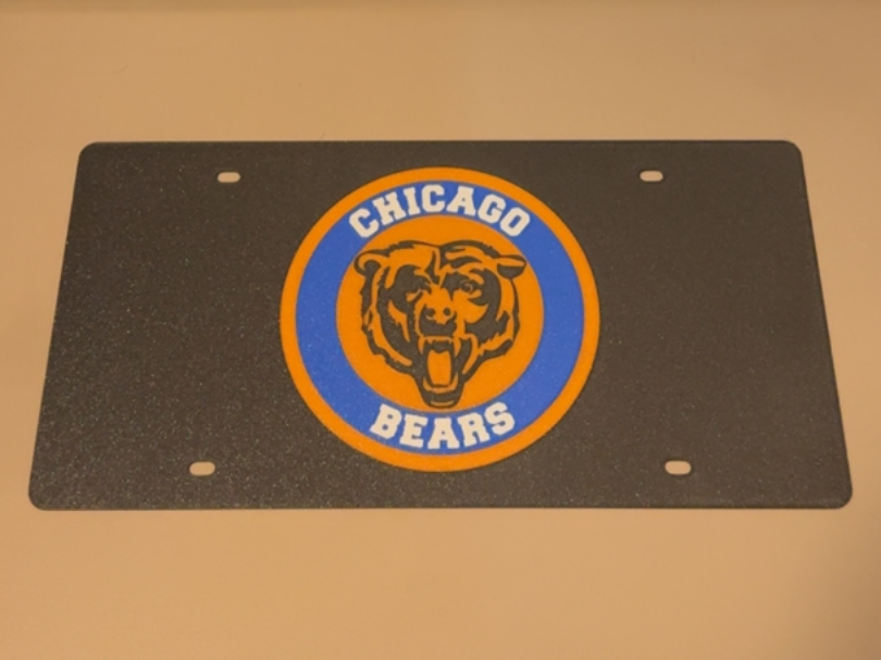 Chicago Bears License Plate