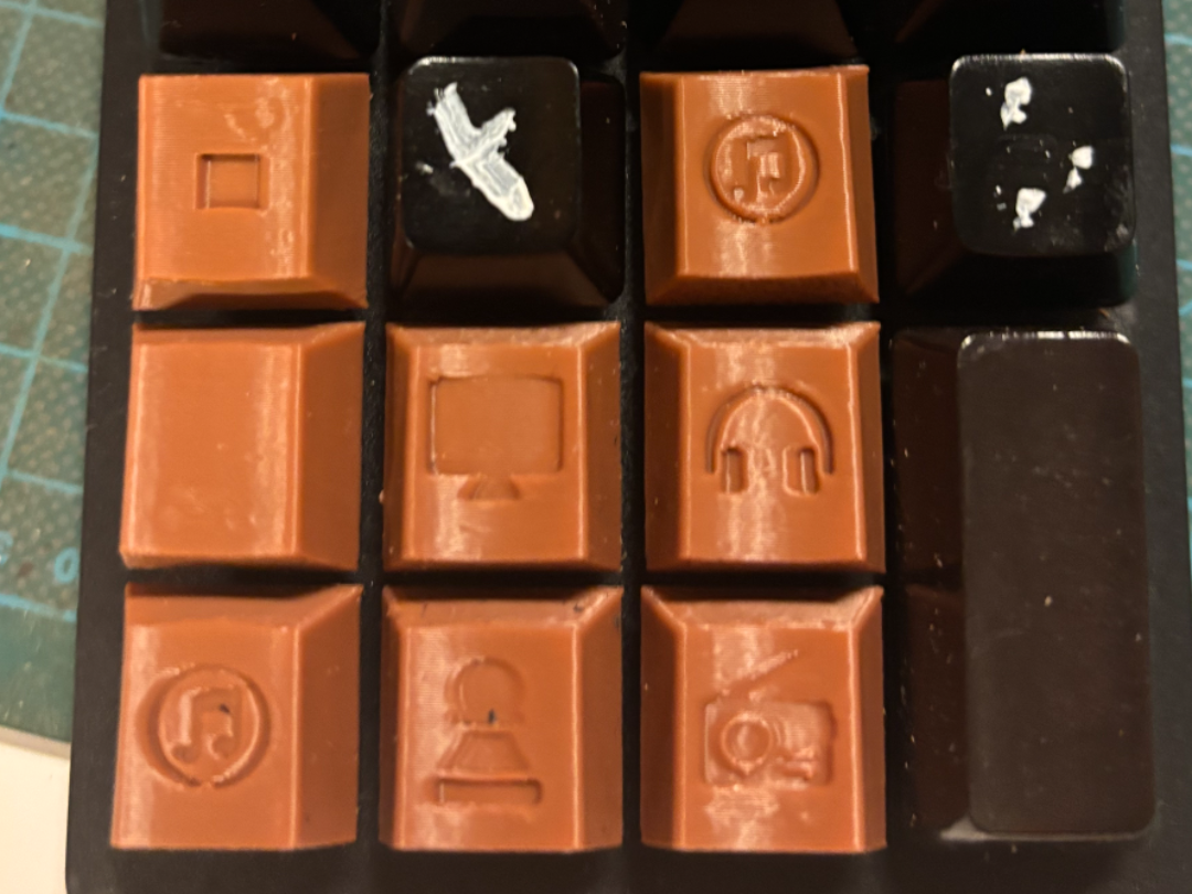 Membrane keycaps