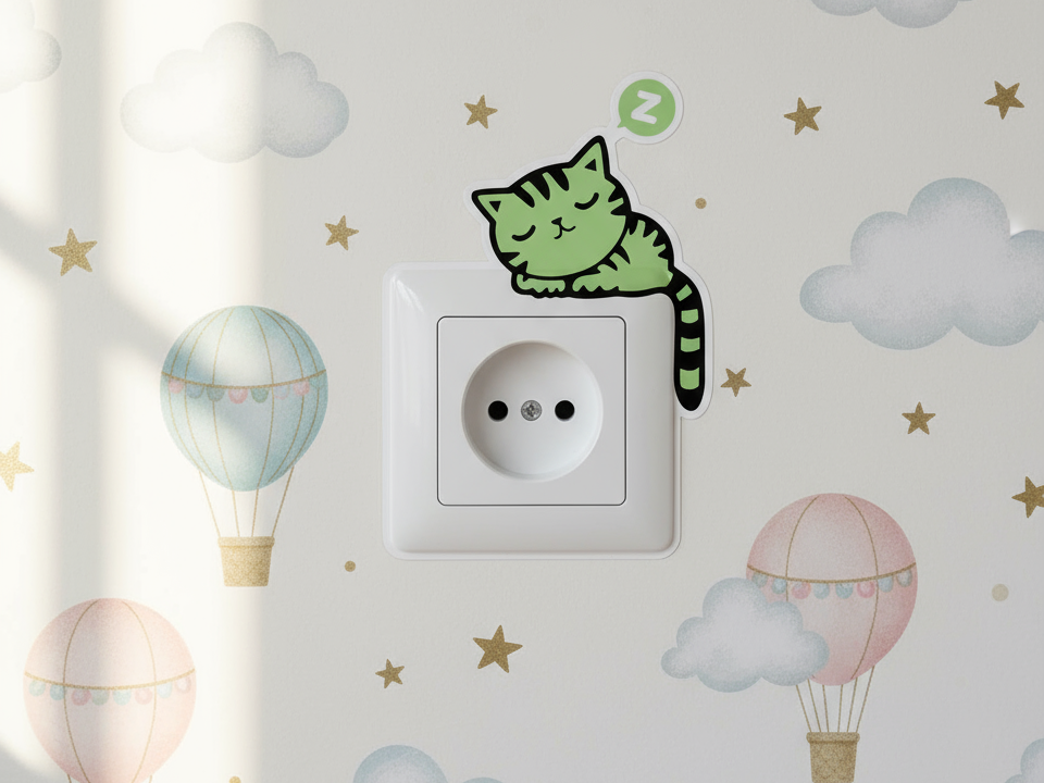 2d cat decoration