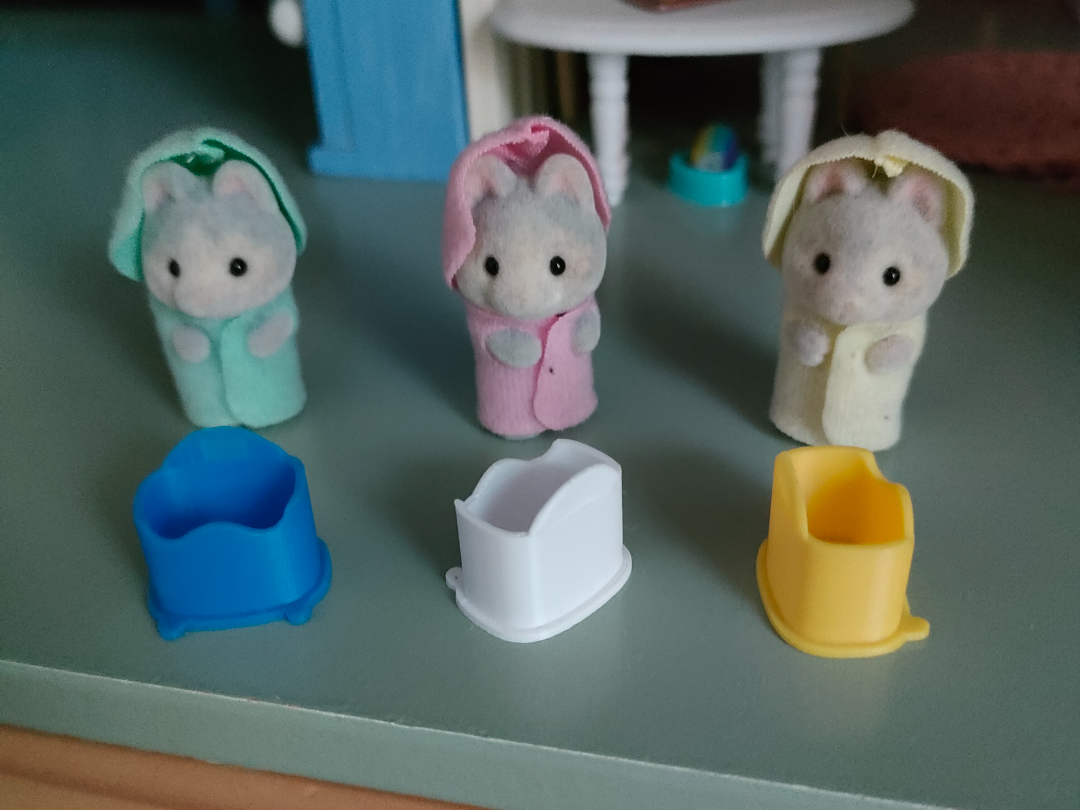 Potty for "My Sylvanian Families" Babys