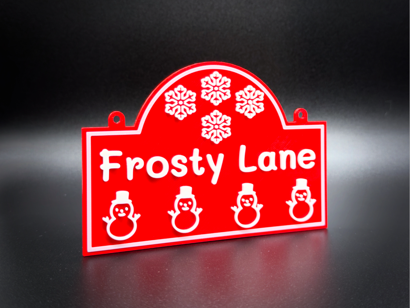 Frosty Lane Christmas Ornament