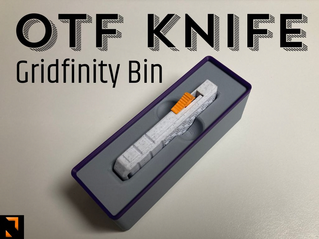 Smallest OTF Utility Knife Gridfinity bin