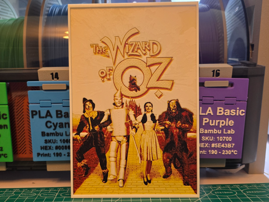 The Wizard of Oz Movie Poster V2 - Hueforge Art