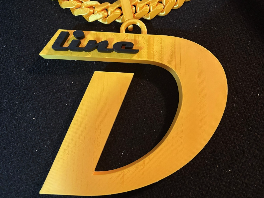 Football D Line Emblem
