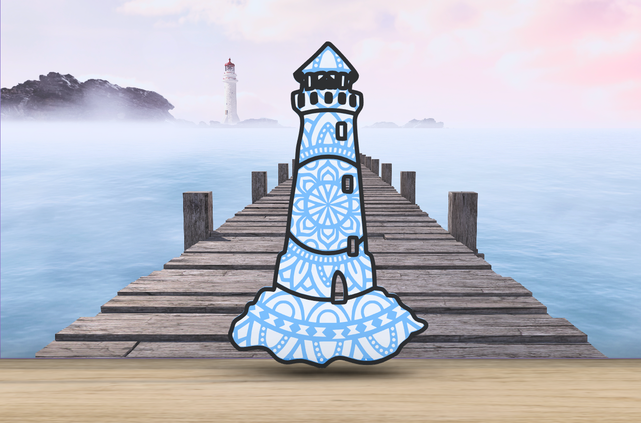 Lighthouse - Mandala Style