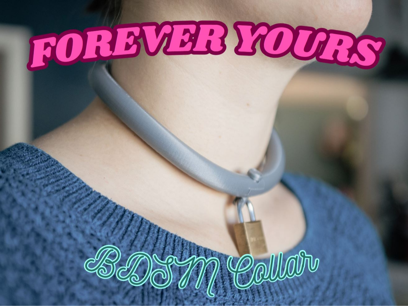 "Forever Yours" Round BDSM Collar
