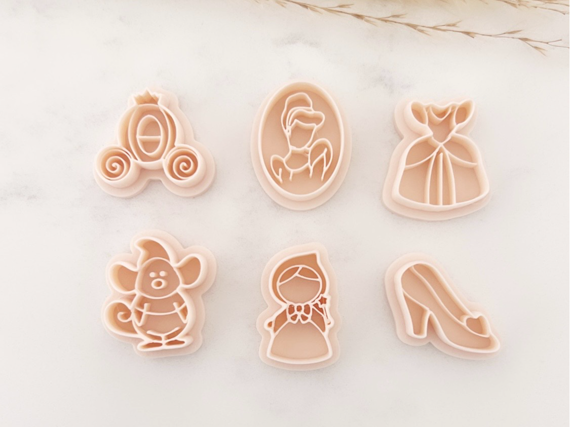 Cinderella Polymer Clay Cutter