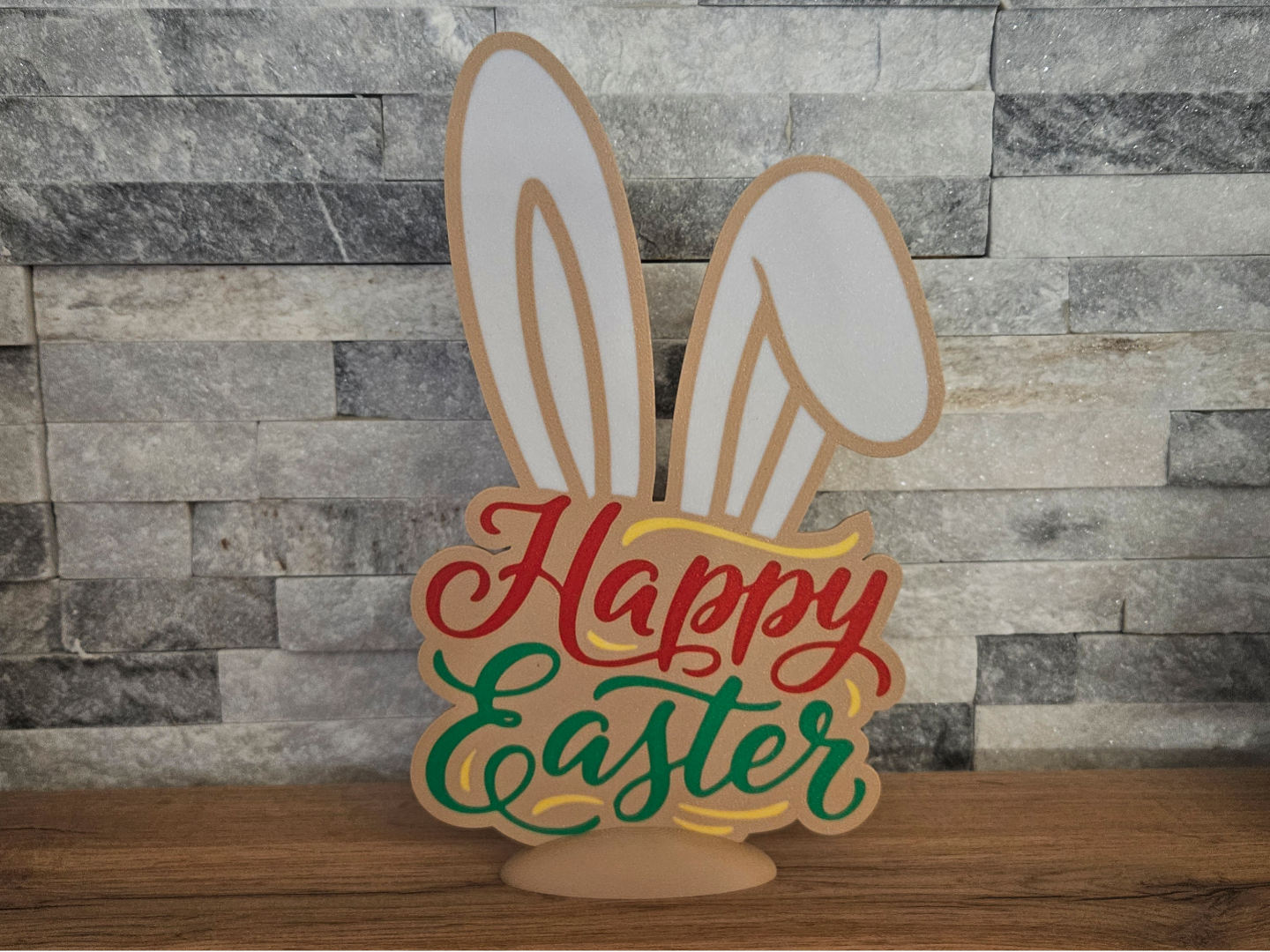 Happy Easter display decoration